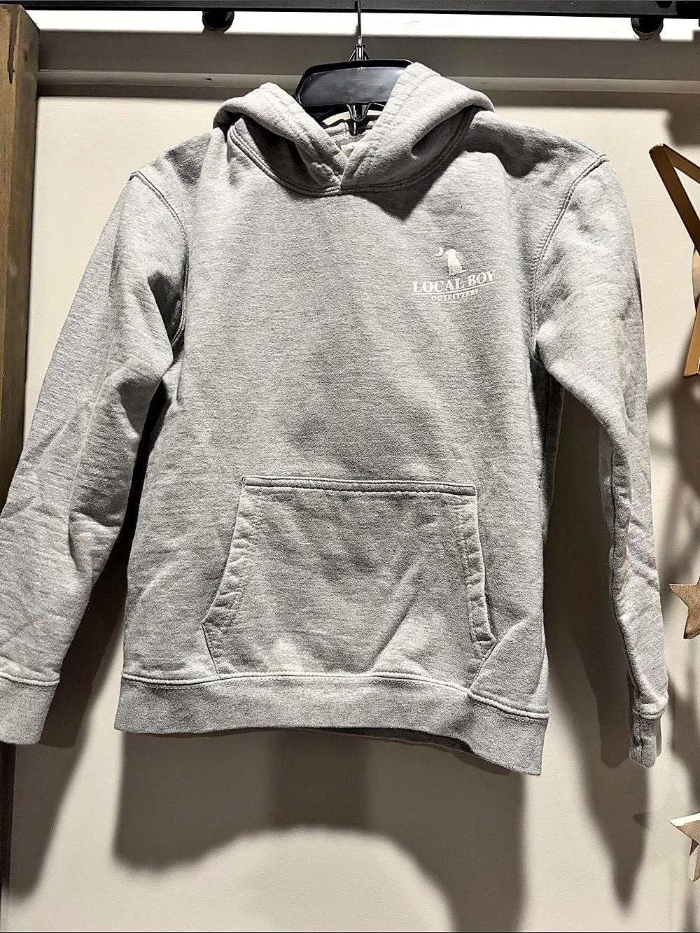 Local Boy Outfitters Youth Swamp Duck Hoodie Gray Large